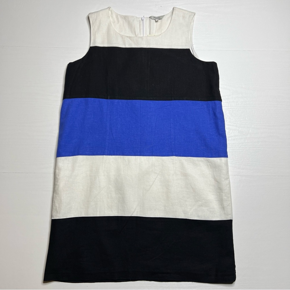 Peacocks Linen Sleeveless Shift Dress